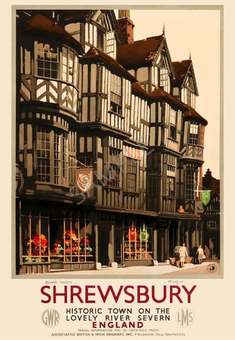 SHREWSBURY IRELANDS MANSION LMS GWR