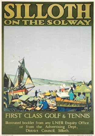 Silloth on Solway Coast LNER First Class Tennis And Golf