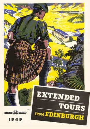 SMT Coaches Scotland Extended Tours from Edinburgh 1949
