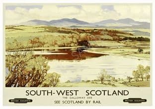 South West Scotland Galloway river Dee