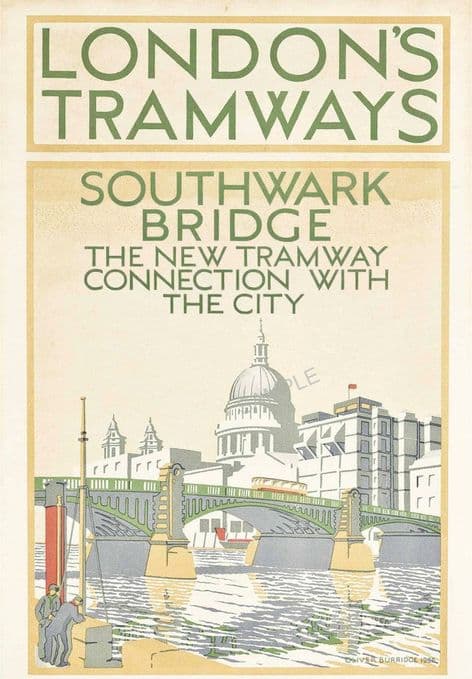 Southwark Bridge London Tramways