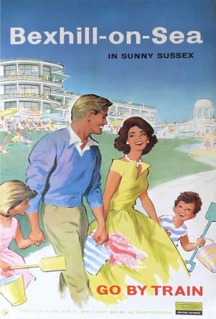 Sunny Sussex Bexhill-on-sea Southern Region British Rail
