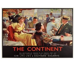The Continent GW LMS LNE & SOUTHERN RAILWAYS