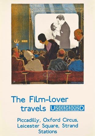 The Film Lover Travel Poster