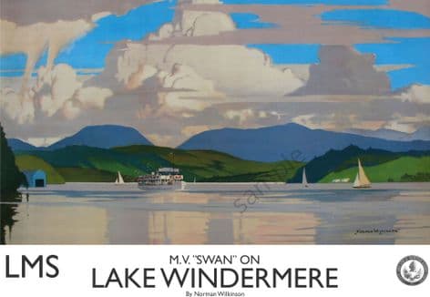 The M.V. Swan on Lake Windermere