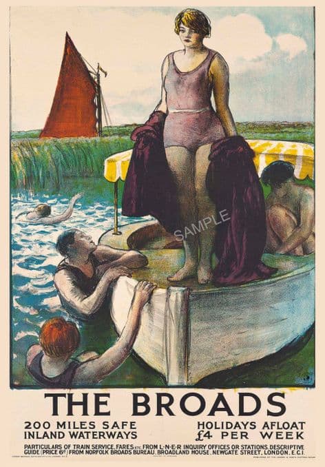 The Norfolk Broads Canal Boat Holiday Advert