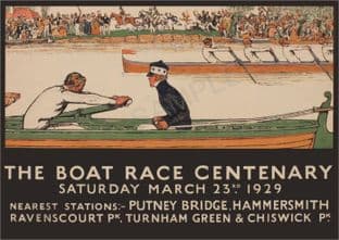 The Oxford & Cambridge University Boat Race 1929