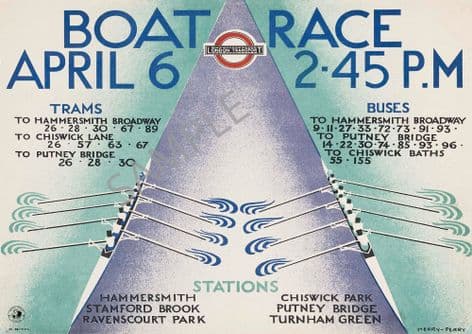 The Oxford & Cambridge University Boat Race  1934