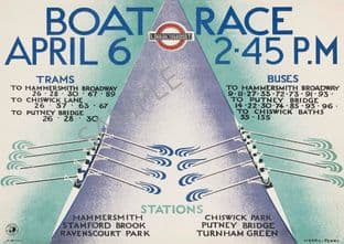 The Oxford & Cambridge University Boat Race 1934