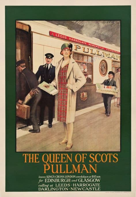 The Queen of Scots Pullman Train / Art Deco