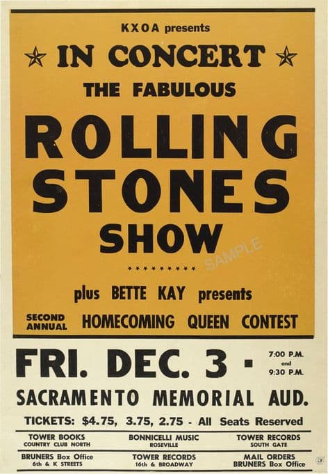 The Rolling Stones Sacramento