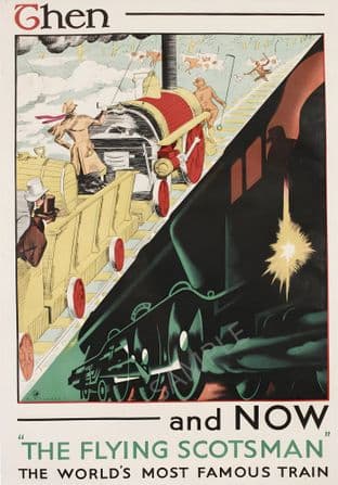 Then & Now The Flying ScotsMan Worlds most famous Train