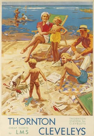 Thornton Cleveleys Beach Blackpool