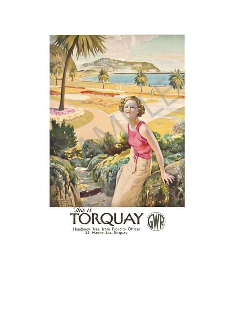 Torquay  Art Deco Girl