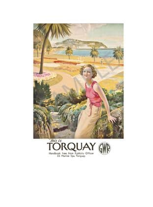Torquay Art Deco Girl
