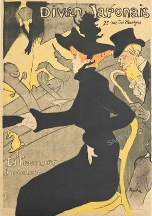Toulouse-Lautrec divan japonais