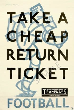 Tramways Return Football Ticket