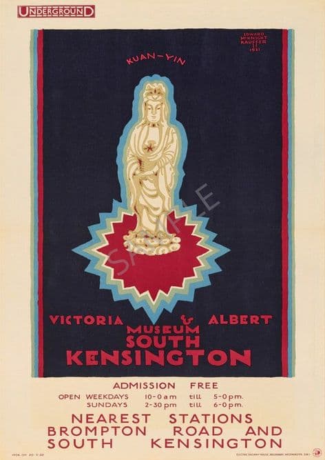 Victoria & Albert Museum Kuan-Yin Edward McKnight Kauffer