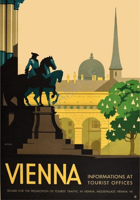 Vienna Travel Poster