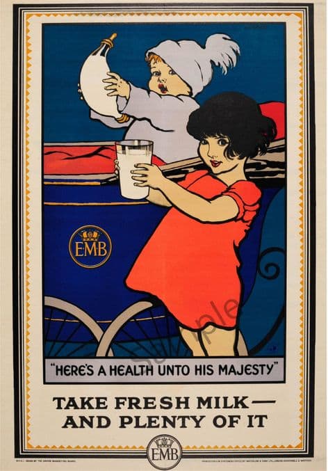 Vintage Milk Advert