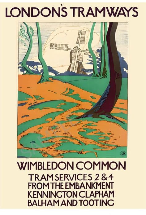 Wimbledon Common London Tramways Tram