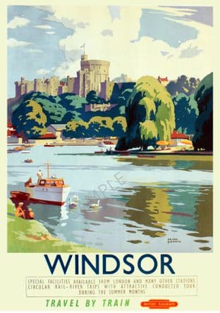 Windsor Castle River Thames