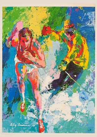 Winter Summer Olympics by Leroy Neiman