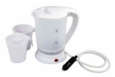 0.5 Ltr 12V & 24V Electric Travel Kettle For Car, Truck & Lorry