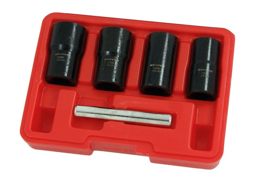 1/2" Grip & Twist Locking Wheel Nut Remover For Damaged Rounded Bolts