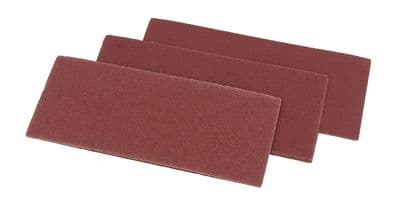 1/3 Sanding Pads Rectangular Sheets Mixed 60, 80 & 120 Grit 93 X 230mm
