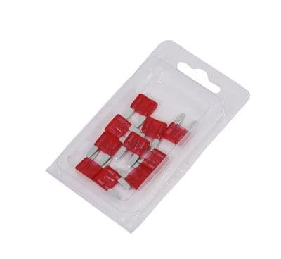 10 Amp Mini Blade Fuse For Car, Bike, Quad- 10 Pieces