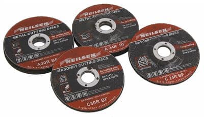 10 Piece Cutting And Grinding Wheel Discs Set 115 mm 4.5 
