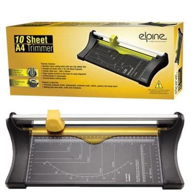 10 Sheet A4 Precision Photo Rotary Paper Cutter Trimmer Arts Crafts Home Card