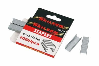 1000Pcs Staples - 0.7 X 6 X 11.3mm To Fit Ct4251 Staple Gun