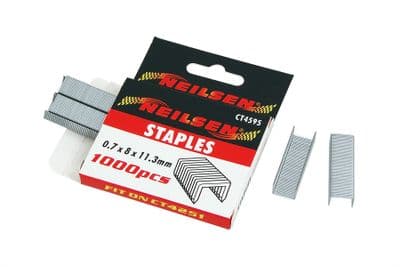 1000Pcs Staples - 0.7 X 8 X 11.3mm To Fit Ct4251 & Ct4250 Staple Gun
