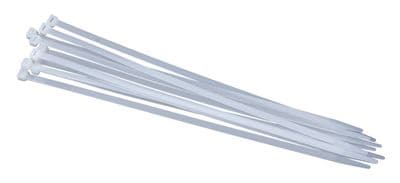100Pcs 7.5mm White Cable Ties