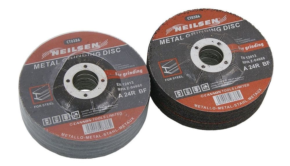 10X 4 5" 115mm Angle Grinder Disc Cutter Steel Metal Grinding Blade Disk