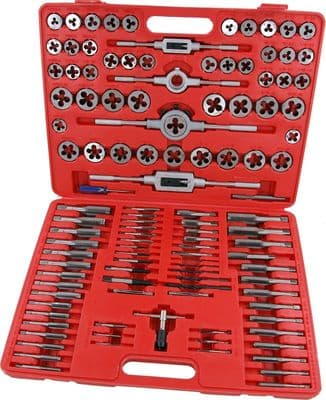 115Pc Tap And Die Set Metric & Imperial Thread Cutting Tool