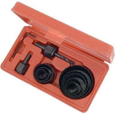 11Pc Hole Saw Cutting Set Kit 19-64mm Wood Metal Alloys