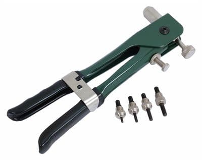 11Pcs Threaded Nut Rivet Gun M3-M6 Insert Tool Riveter Rivnut Nutsert Kit