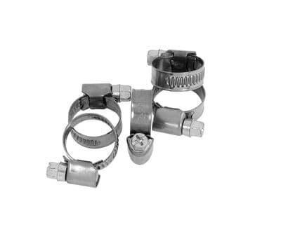 12 - 20 mm Jubilee Hose Clip Clamps Mild Steel Zinc- 5Pc