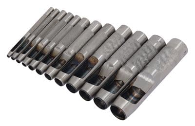 12 Hollow Punch Set 3mm-19mm Round Circle Leather