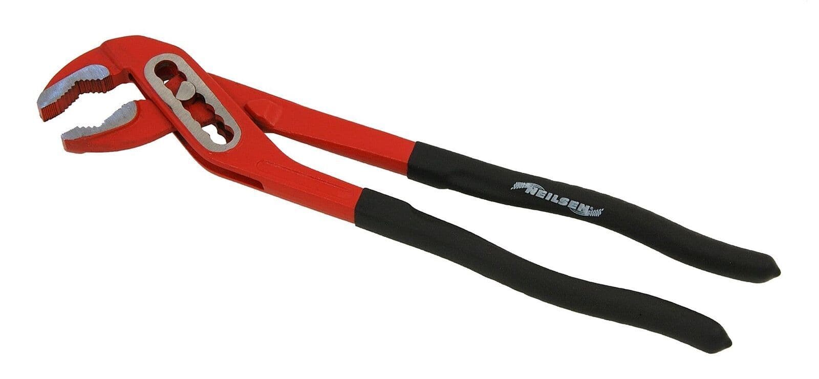 12" Plumbers Adjustable Soft Grip Waterpump Pipe Wrench Pliers
