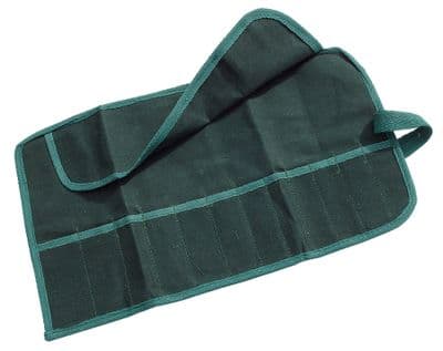 12 Pocket Spanner Wrench Tool Roll Foldable Tool Storage Canvas Bag Case