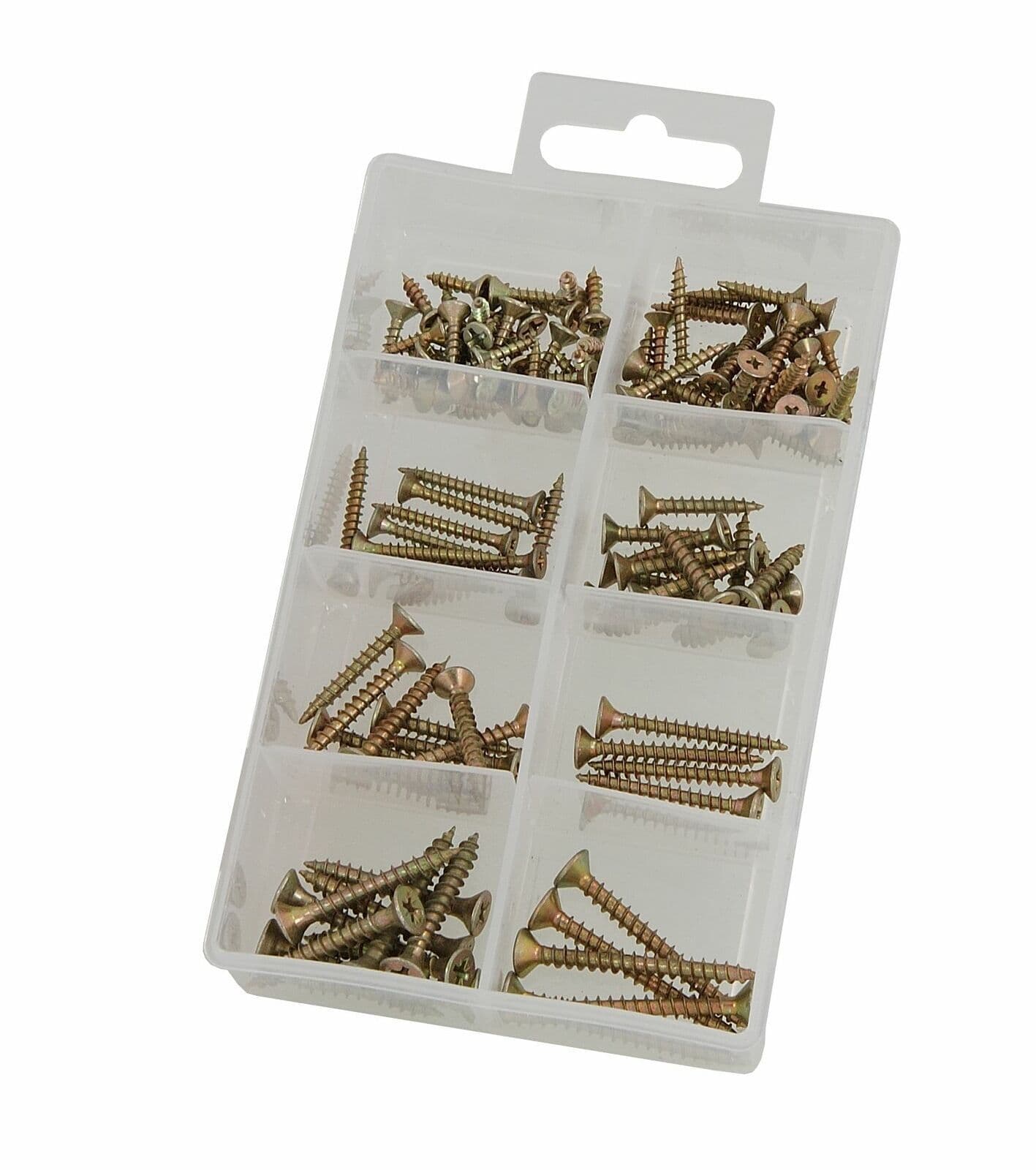 120Pc Wood Screw Assortmentscrews Set