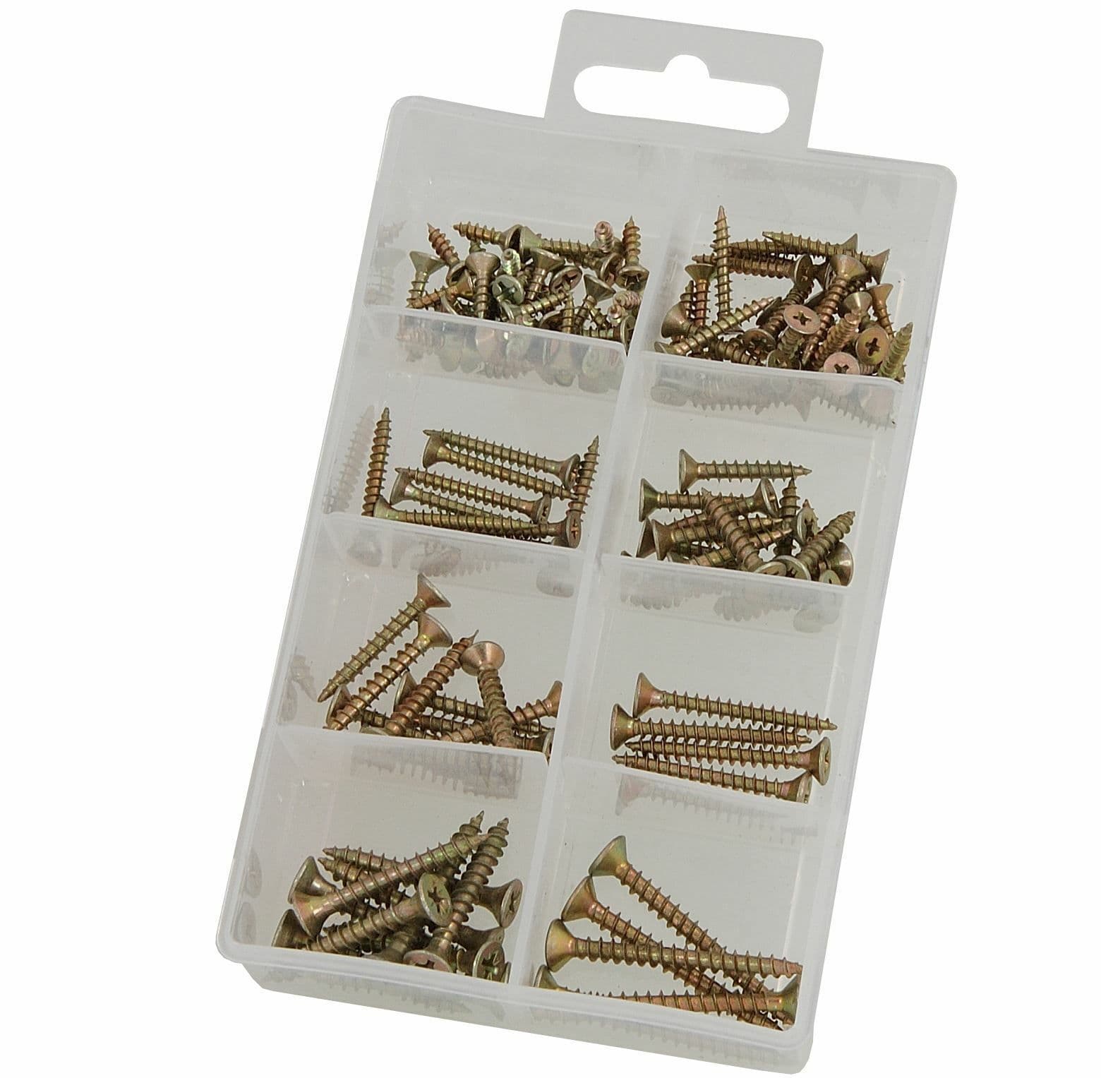 120Pc Wood Screw Assortmentscrews Set