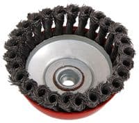 125mm Twist Knot Wire Wheel Cup Brush