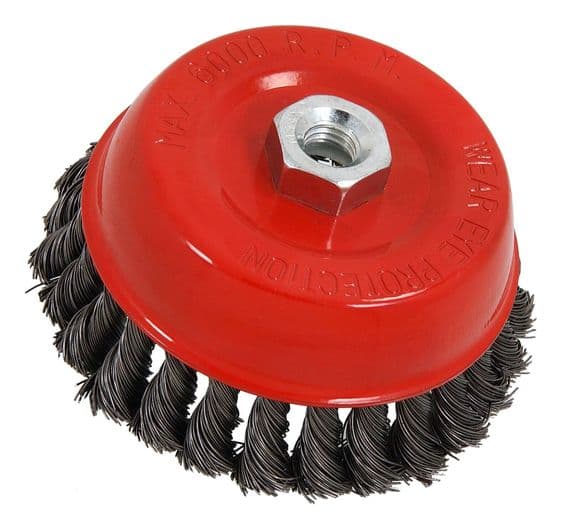 125mm Twist Knot Wire Wheel Cup Brush