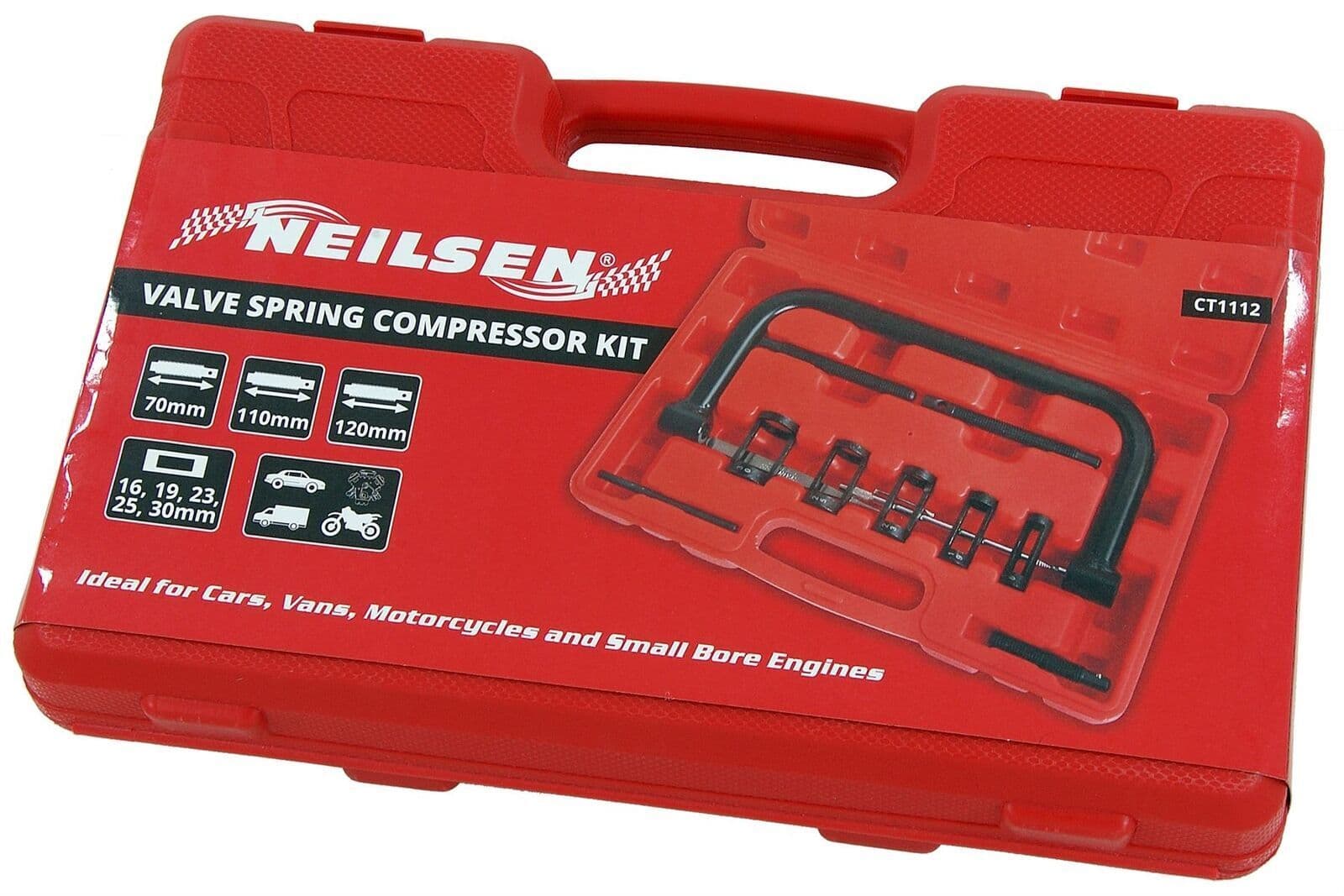 12Pc 5-In-1 Automotive Valve Spring Compressor Tool Kit