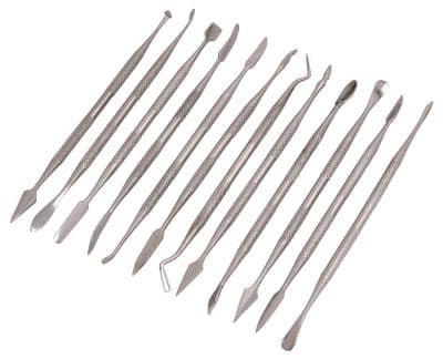 12Pc Stainless Steel Wax Carving, Sculpting, Soap & Clay Modelling Set